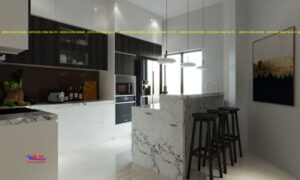 Tủ bếp Acrylic ML 84 Thiết kế nội thất bếp