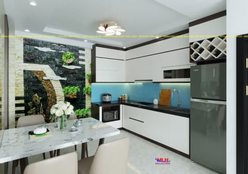 Tủ bếp Acrylic ML 88 thiết kế phòng bếp