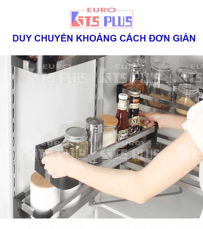 Tủ đồ khô inox hộp 6 tầng EuroKits TK.24D