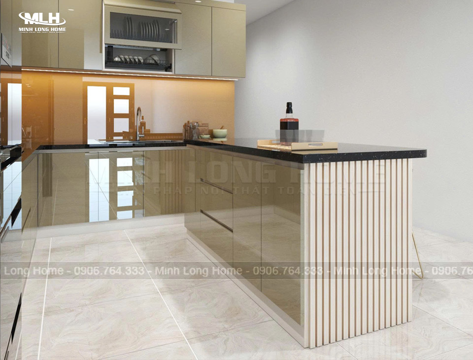 Đảo bếp nhựa Acrylic An Cường