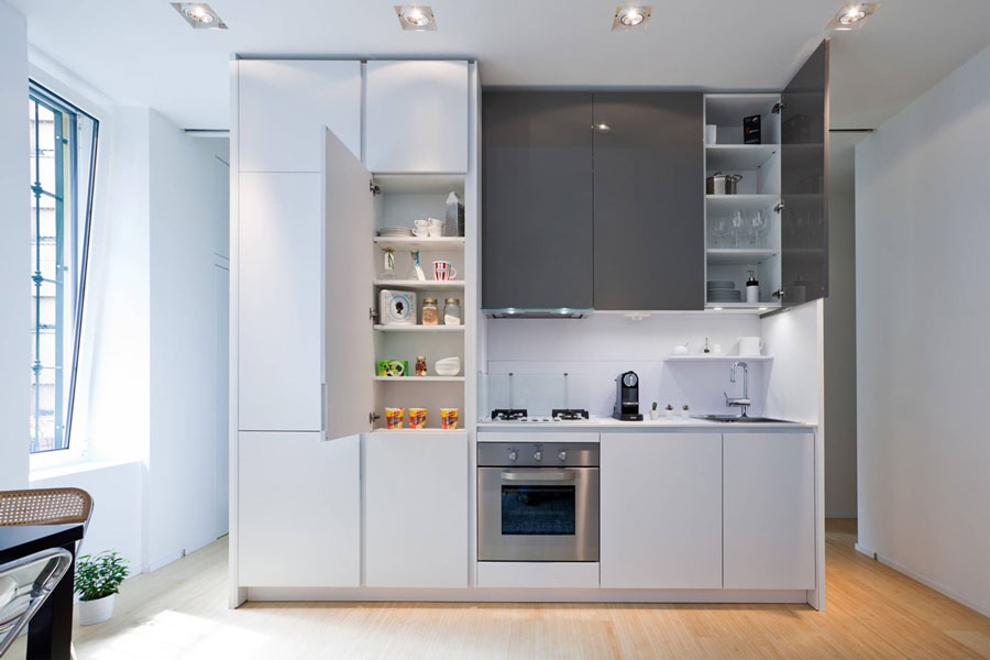 30+ mẫu tủ bếp chung cư căn hộ cao cấp hiện đại