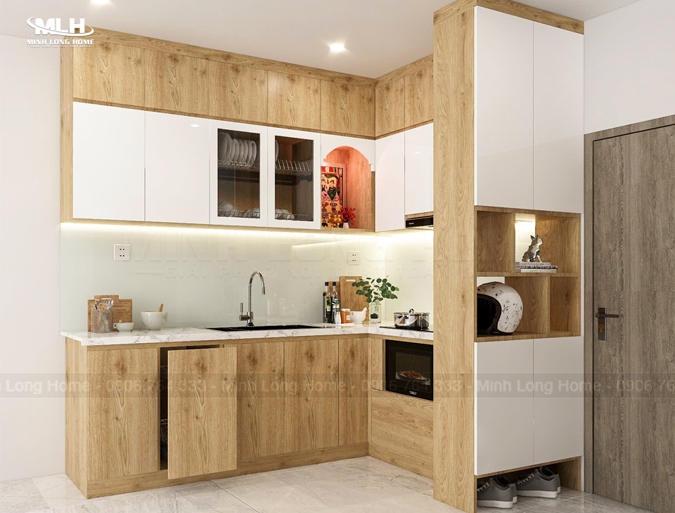Cấu tạo tủ bếp nhựa Pima chắn chắn, chịu lực