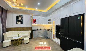 Tủ bếp màu trắng