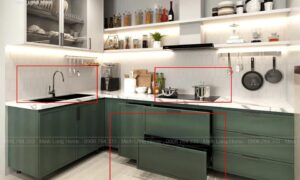 Công năng của tủ bếp dưới