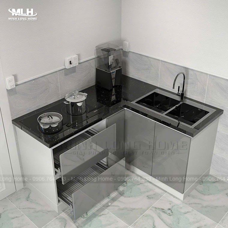 Tủ bếp mini Tủ bếp dưới mini