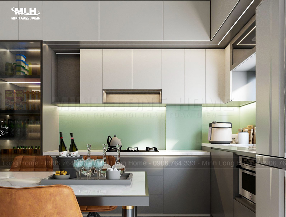 Tủ bếp gỗ công nghiệp Tủ bếp gỗ công nghiệp là gì?