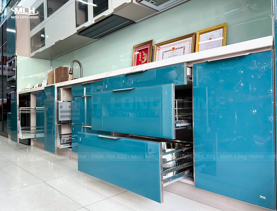 Tủ bếp hợp kim nhôm Tủ bếp hợp kim nhôm thùng tủ dưới