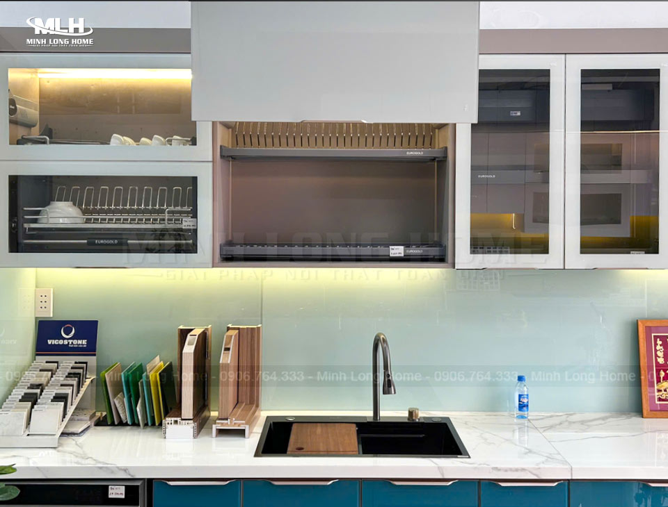 Tủ bếp hợp kim nhôm Tủ bếp hợp kim nhôm treo tường