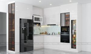 Tủ bếp inox cánh Acrylic Tủ bếp inox cánh Acrylic 3