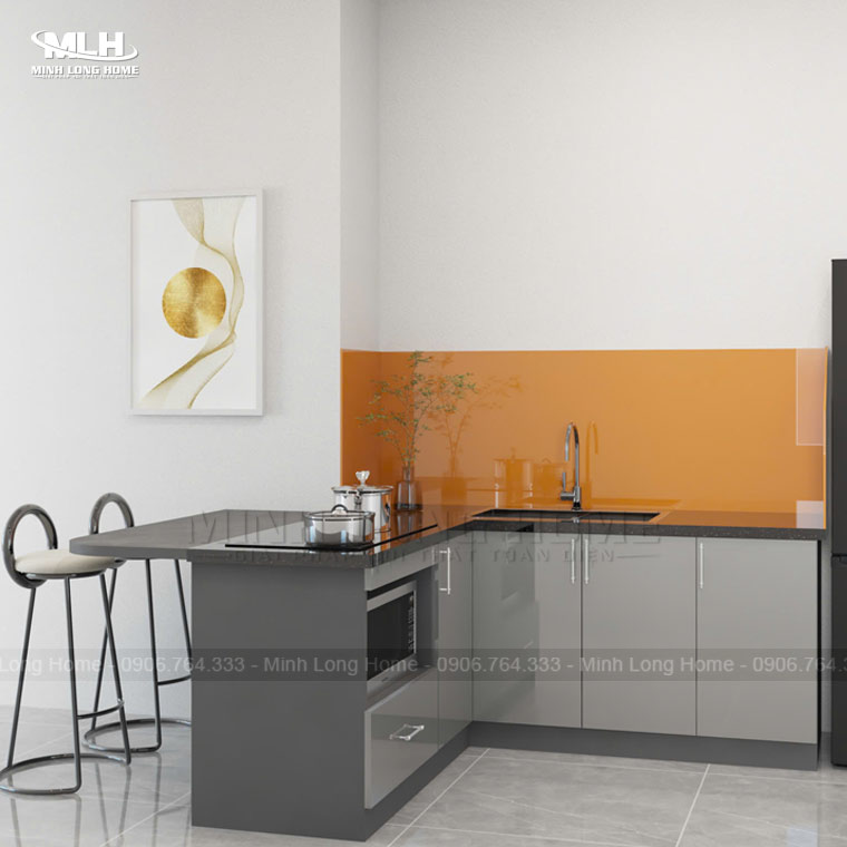 Tủ bếp mini Tủ bếp mini căn hộ chung cư