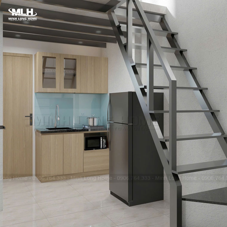 Tủ bếp mini Tủ bếp mini chung cư mini