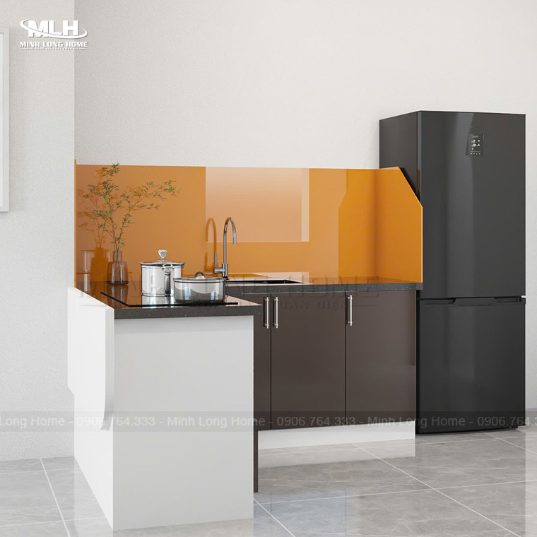 Tủ bếp mini Tủ bếp mini hiện đại