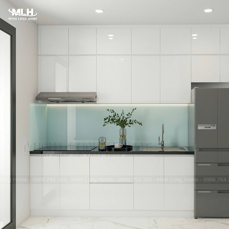 Tủ bếp mini Tủ bếp mini tối giản