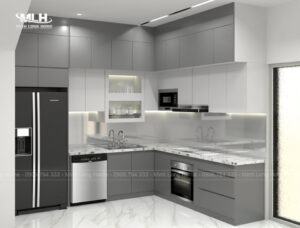 Tủ bếp nhựa Picomat phủ melamine giá rẻ chống ẩm mốc 100% Tủ bếp nhựa Picomat phủ Melamine là gì