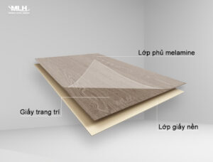 Melamine là gì? Ưu và nhược điểm của tấm Melamine trong nội thất Cấu tạo Melamine là gì