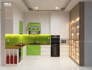 Dự án Tủ bếp nhựa Acrylic nhà anh Tiệp Bình Dương Dự án Tủ bếp nhựa Acrylic nhà anh Tiệp Bình Dương