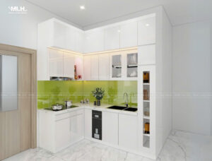 Thi công tủ bếp nhựa Acrylic nhà Cô Hai Bình Thạnh Thi công tủ bếp nhựa Acrylic nhà Cô Hai Bình Thạnh
