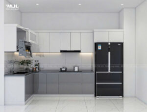 Thiết kế & thi công tủ bếp nhựa Acrylic nhà Chị Thuý Bình Thạnh Thiết kế & thi công tủ bếp nhựa Acrylic nhà Chị Thuý Bình Thạnh