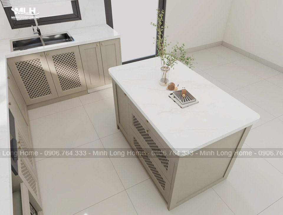 Báo giá bàn đảo bếp mới nhất Quy cách bàn đảo bếp theo báo giá