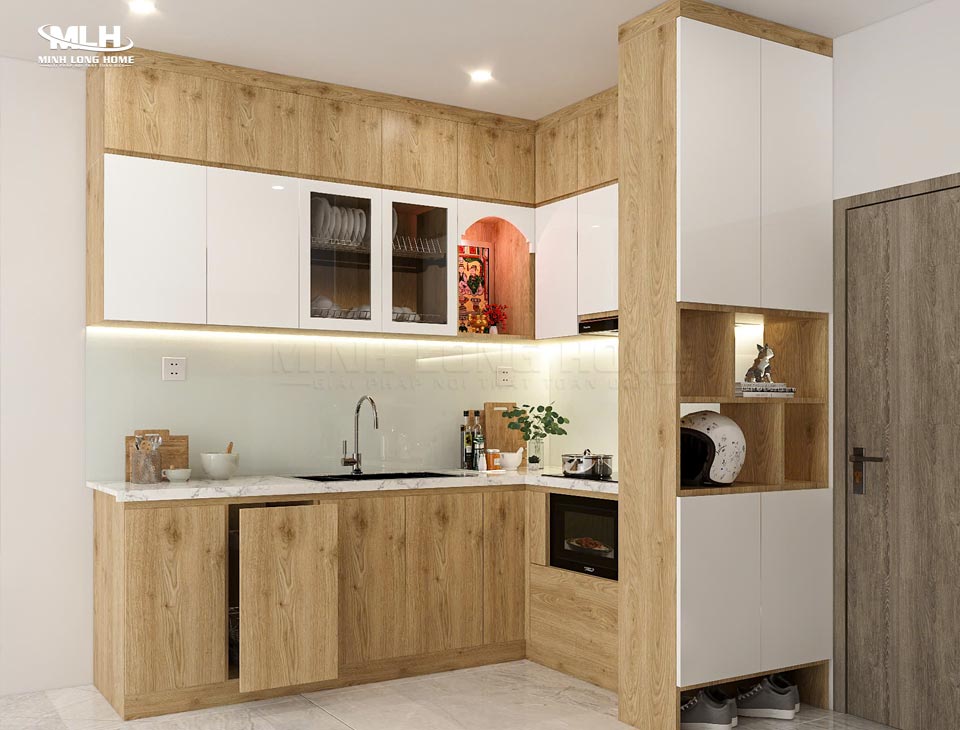So sánh tủ bếp MDF và HDF nên chọn loại nào cho không gian bếp hoàn hảo? Bề mặt trang trí tủ bếp MDF và HDF
