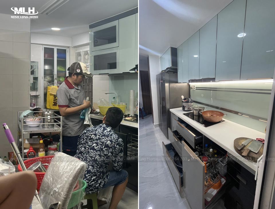 Cách bảo quản tủ bếp gỗ tự nhiên tránh cong vênh chính sách bảo hành tủ bếp gỗ uy tín chuyên ngiệp