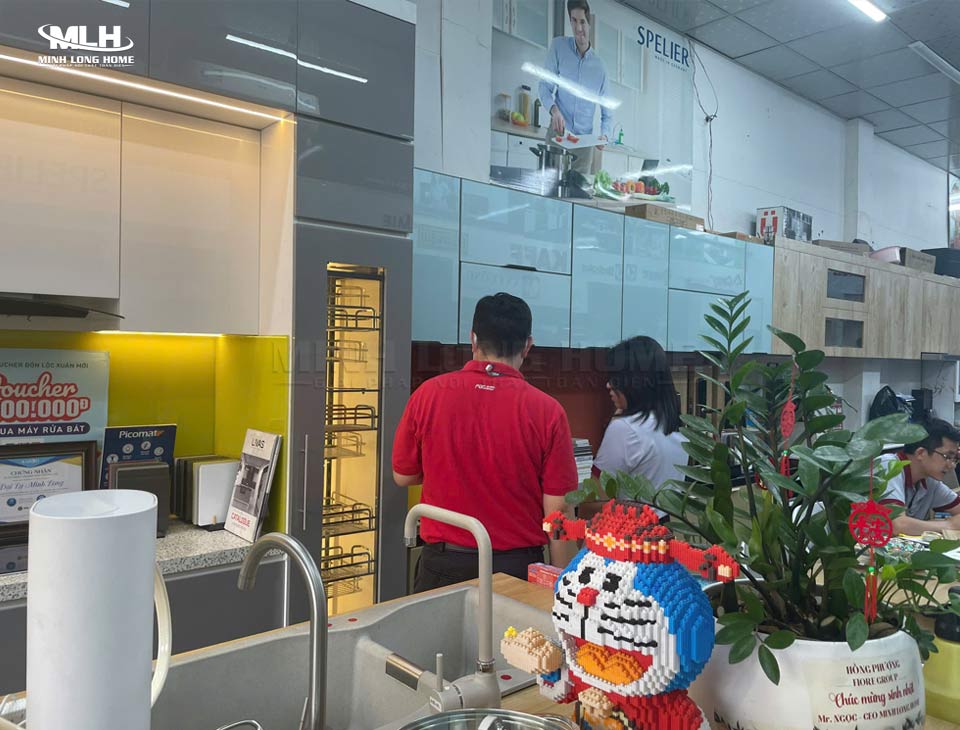 So sánh tủ bếp chữ I L U - Nên chọn loại nào phù hợp nhất? Tủ Bếp Minh Long thi công tủ bếp chữ I L U