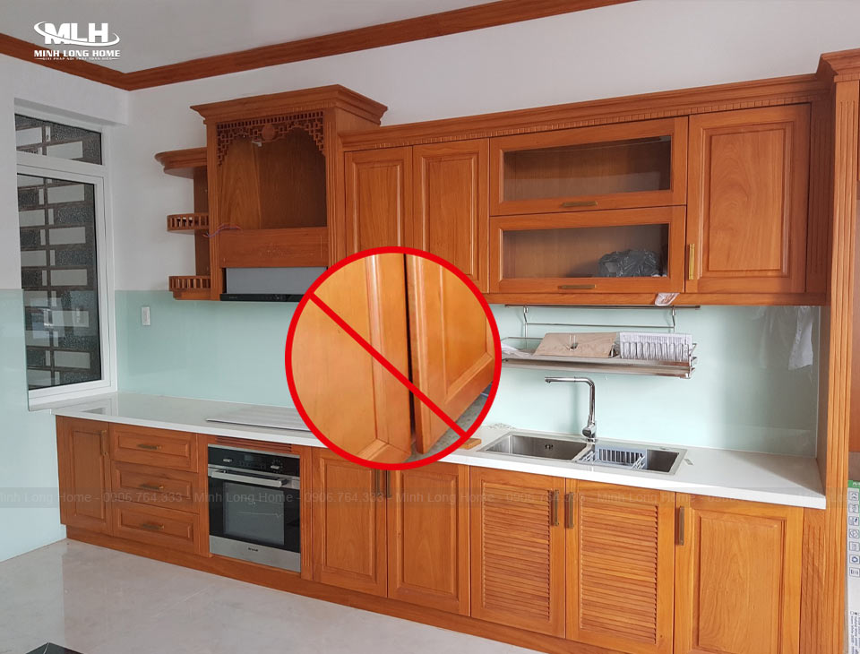Cách bảo quản tủ bếp gỗ tự nhiên tránh cong vênh Cách bảo quản tủ bếp gỗ tự nhiên tránh cong vênh