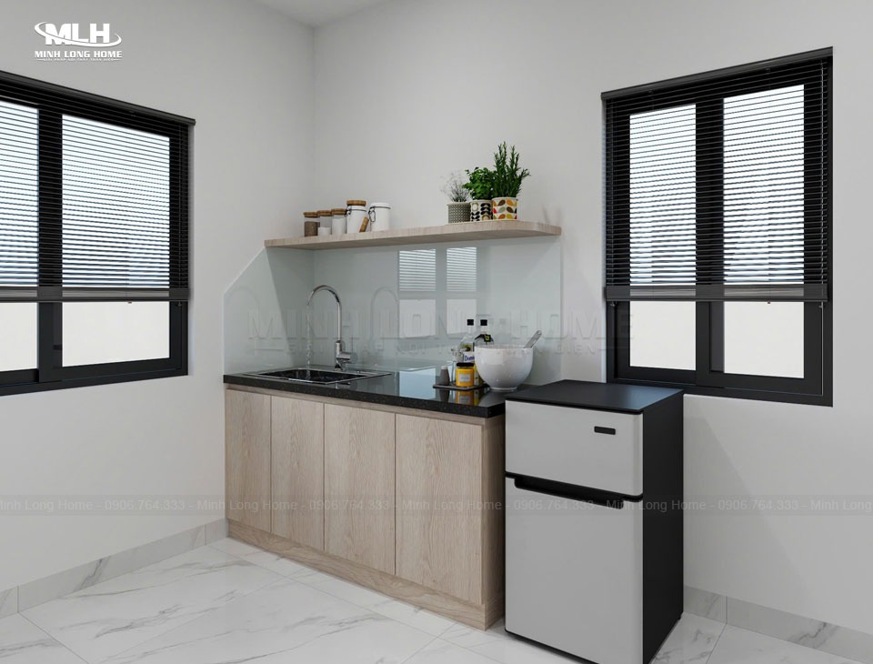 Cách phối màu tủ bếp đẹp và hài hòa với nội thất Diện tích nhỏ ưu tiên tủ bếp màu sáng