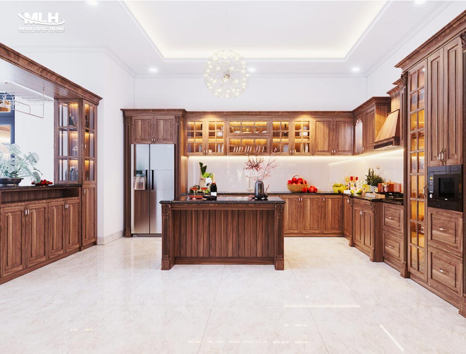 Lưu ý khi lắp đặt tủ bếp gỗ tự nhiên Những điều cần lưu ý khi lắp đặt tủ bếp gỗ tự nhiên