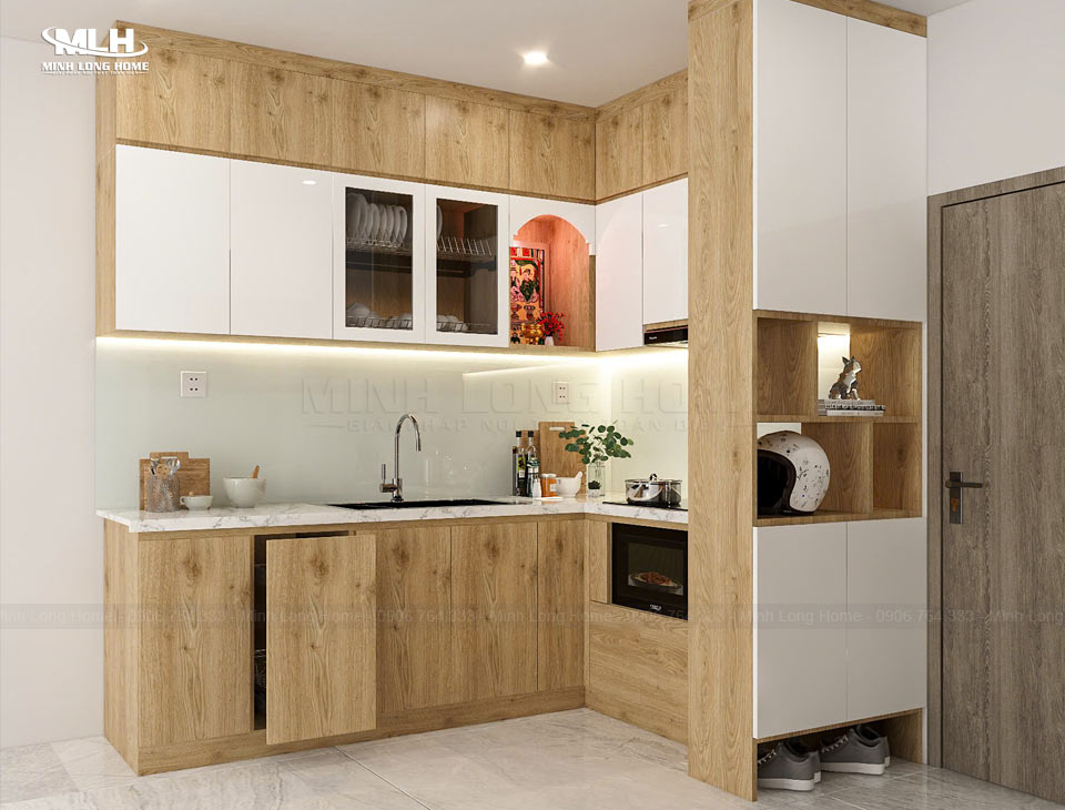 Có nên dùng tủ bếp gỗ công nghiệp cho nhà bếp ẩm ướt? Tủ bếp gỗ công nghiệp đa dạng và tiết kiệm hơn gỗ tự nhiên