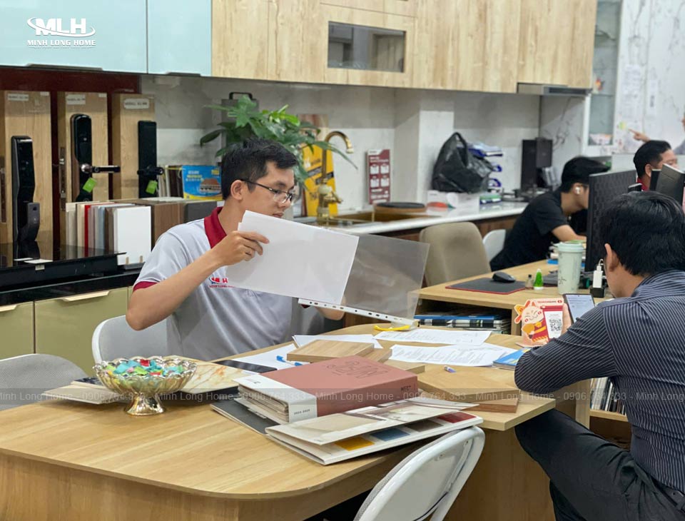 Tủ bếp liền tường là gì? Có nên sử dụng không? Tủ Bếp Minh Long thiết kế thi công tủ bếp liền tường chuyên nghiệp