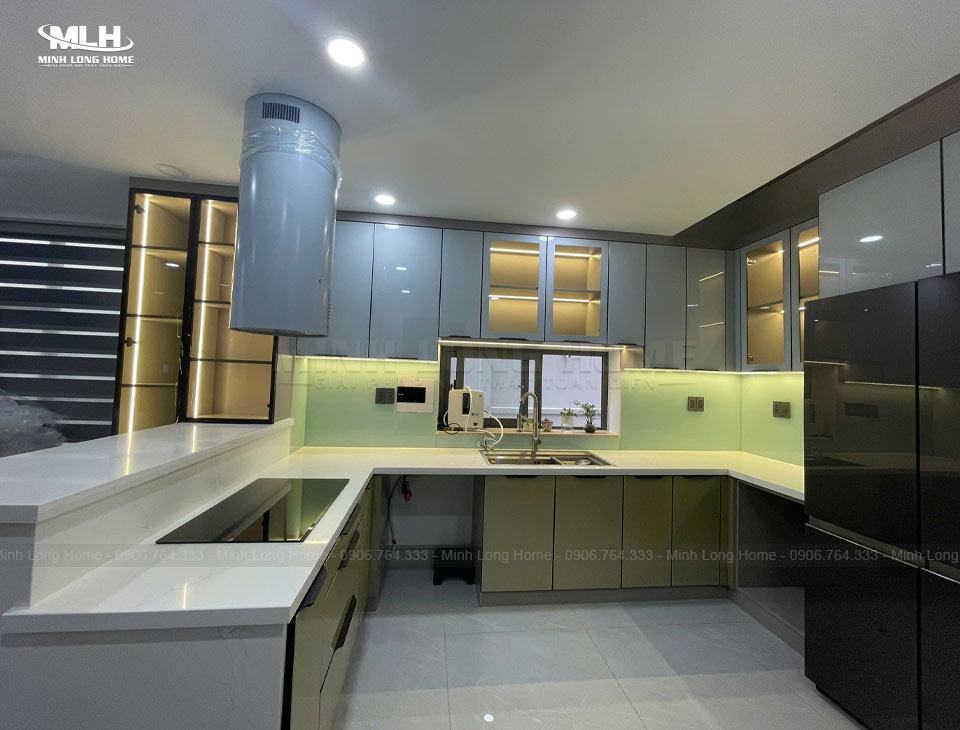 Cách phối màu tủ bếp đẹp và hài hòa với nội thất Ưu điểm sản phẩm tủ bếp do Tủ Bếp Minh Long thiết kế thi công
