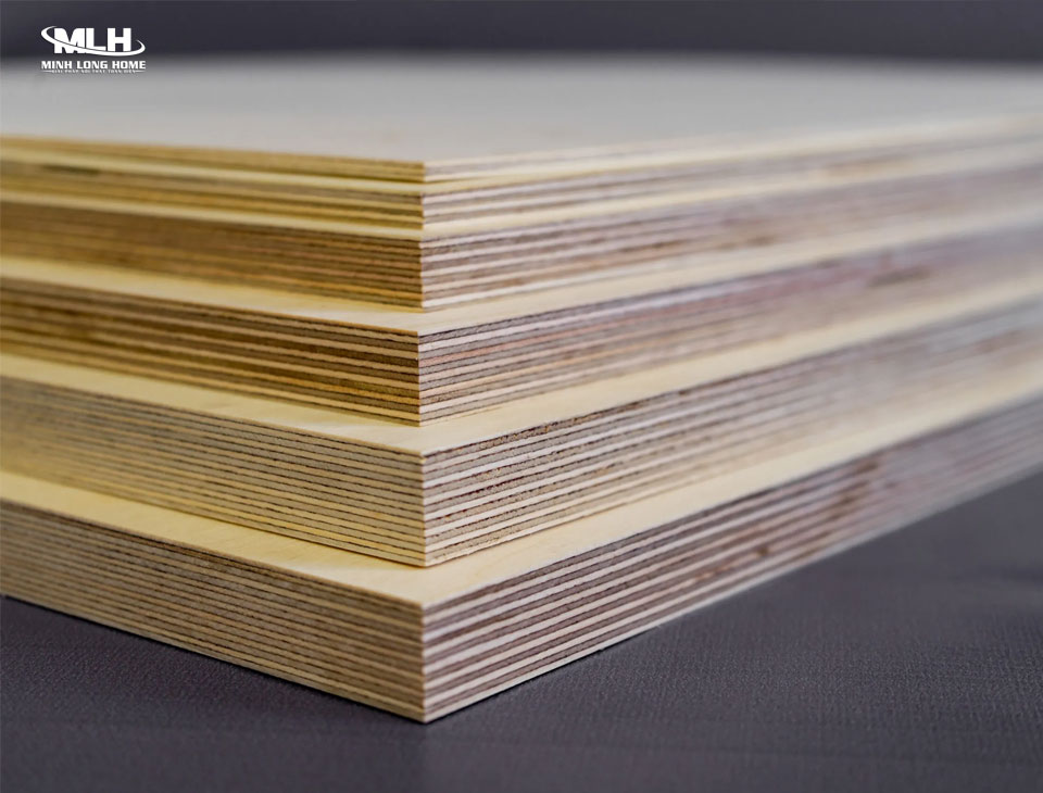 Có nên dùng tủ bếp gỗ công nghiệp cho nhà bếp ẩm ướt? Ván gỗ Plywood là ván ép ghép từ nhiều lớp gỗ