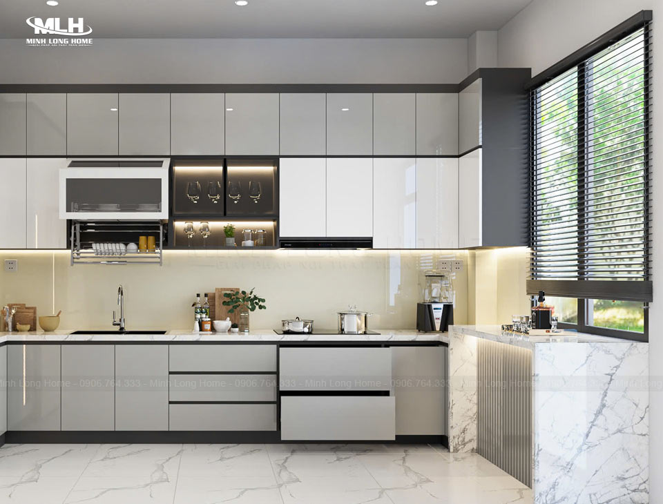 Tủ bếp gỗ công nghiệp có chống mối mọt không? Không gian bếp thoáng giúp tủ bếp gỗ công nghiệp bền hơn