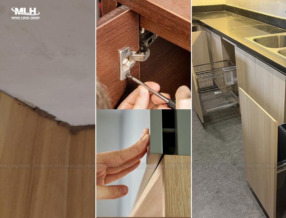 Tủ bếp gỗ công nghiệp có chống mối mọt không? Kiểm tra dấu hiệu bất thường của tủ bếp gỗ công nghiệp để bảo trì kịp thời