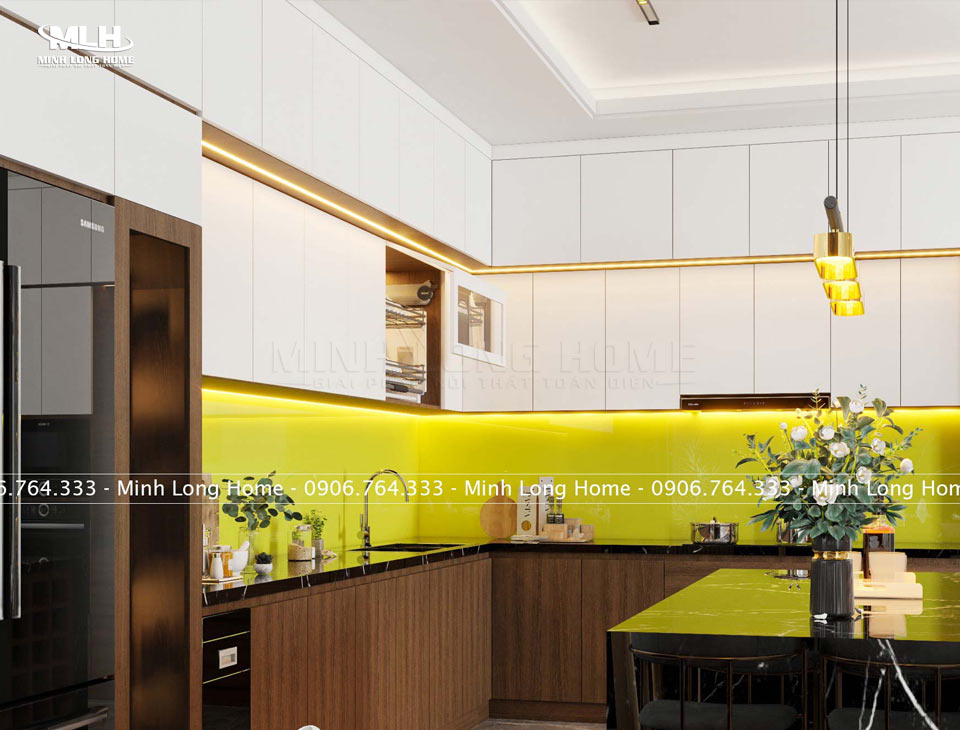 Độ bền tủ bếp gỗ công nghiệp Gỗ công nghiệp phù hợp làm tủ bếp khi bếp đã được xử lý ẩm và mối mọt