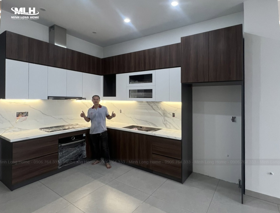 Tủ bếp gỗ MFC - Lựa chọn tiết kiệm tối ưu cho căn hộ nhỏ Tủ Bếp Minh Long chuyên gia thiết kế kiến tạo tủ bếp gỗ MFC