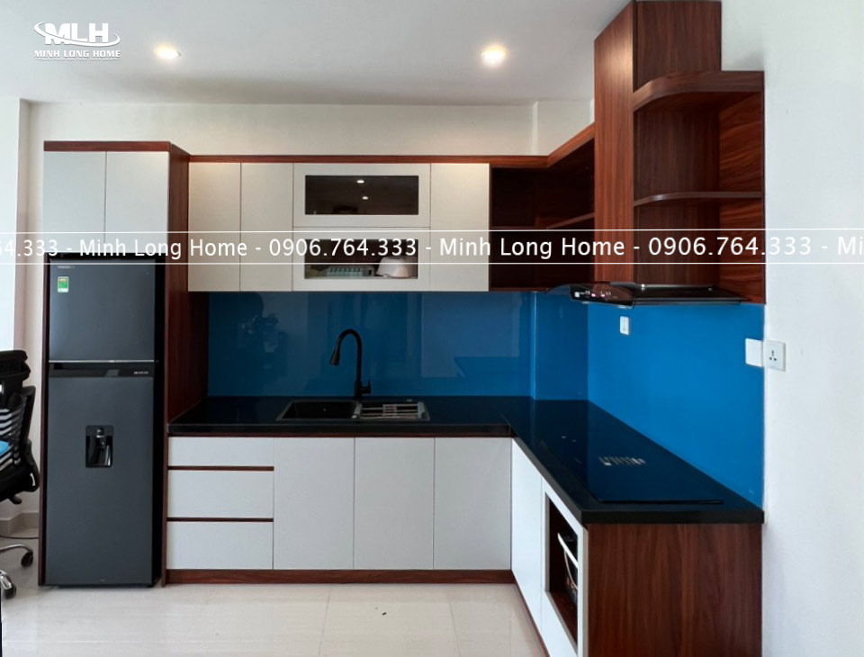 Ưu nhược điểm của tủ bếp gỗ công nghiệp Tủ Bếp Minh Long sử dụng vật liệu gỗ công nghiệp chất lượng mang đến sản phẩm tủ bếp đẹp bền bỉ
