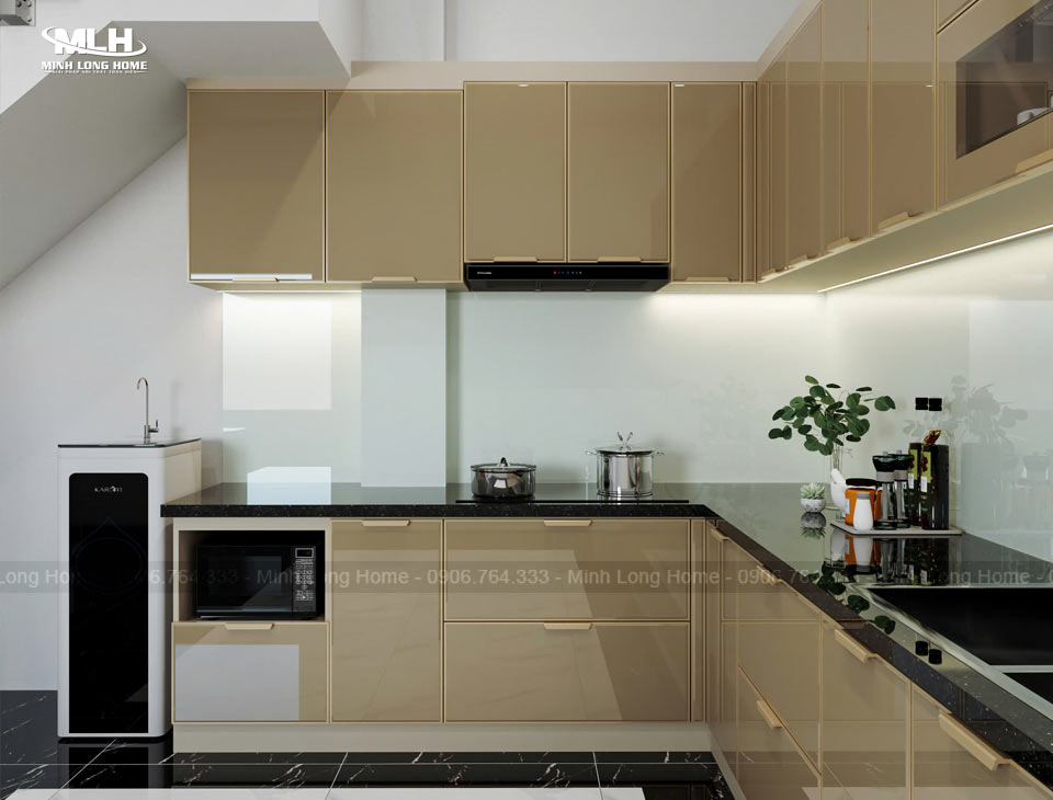 Tủ bếp inox cánh kính Tủ bếp inox cánh kính giá bao nhiêu