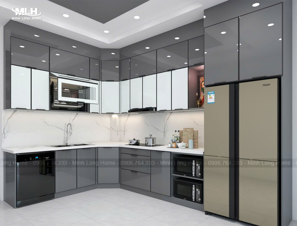 Tủ bếp inox 304: Phân loại và báo giá chi tiết (cánh kính, Acrylic, Melamine…) Những ưu điểm vượt trội của tủ bếp inox 304