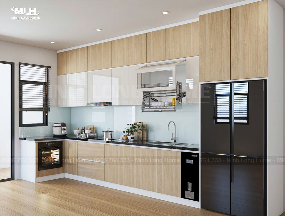 Tủ bếp nhựa đa dạng hơn Inox