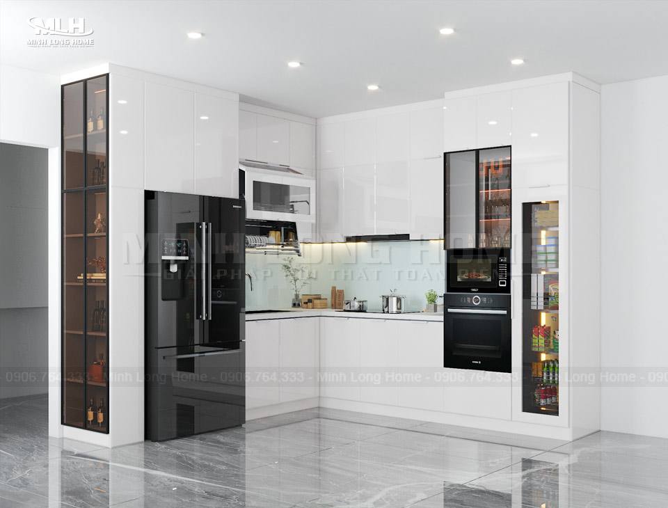 Xu hướng tủ bếp phong cách hiện đại