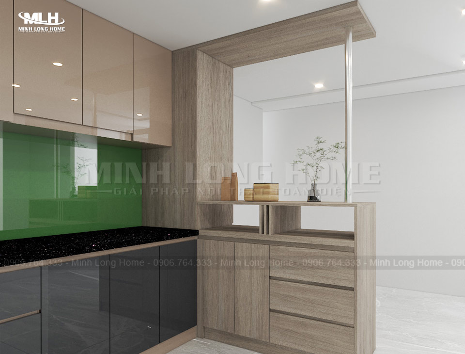 20+ Tủ bếp màu nâu xám (màu Taupe) phù hợp mọi không gian Tủ bếp màu nâu xám có quầy bar