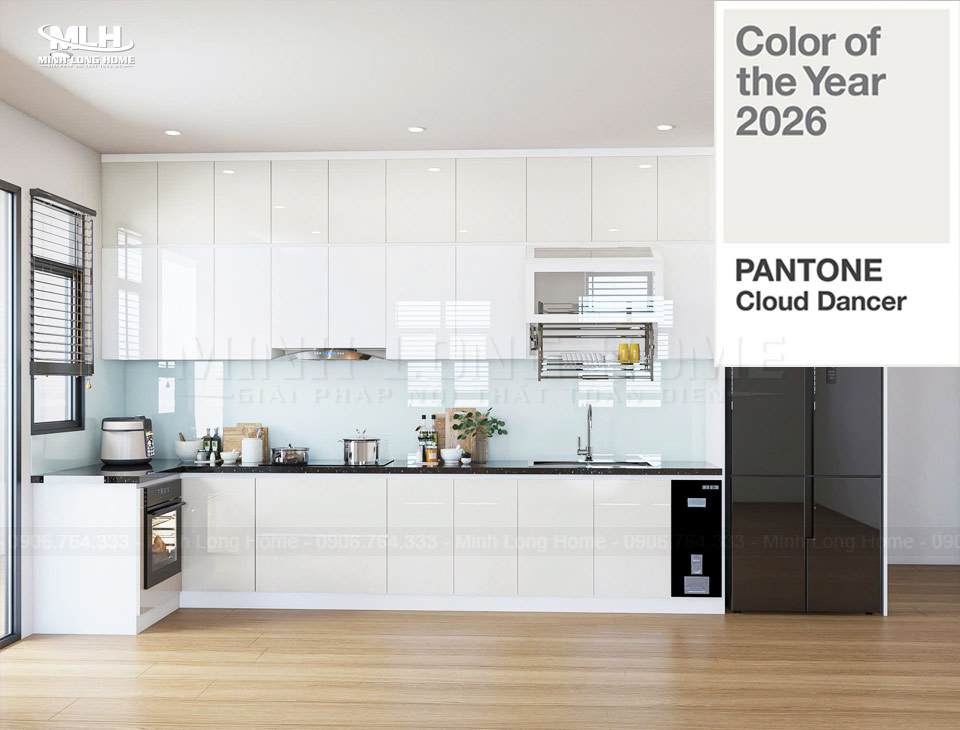 Màu sắc tủ bếp xu hướng năm nay