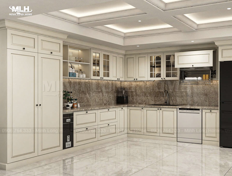 Xu hướng tủ bếp Tân cổ điển