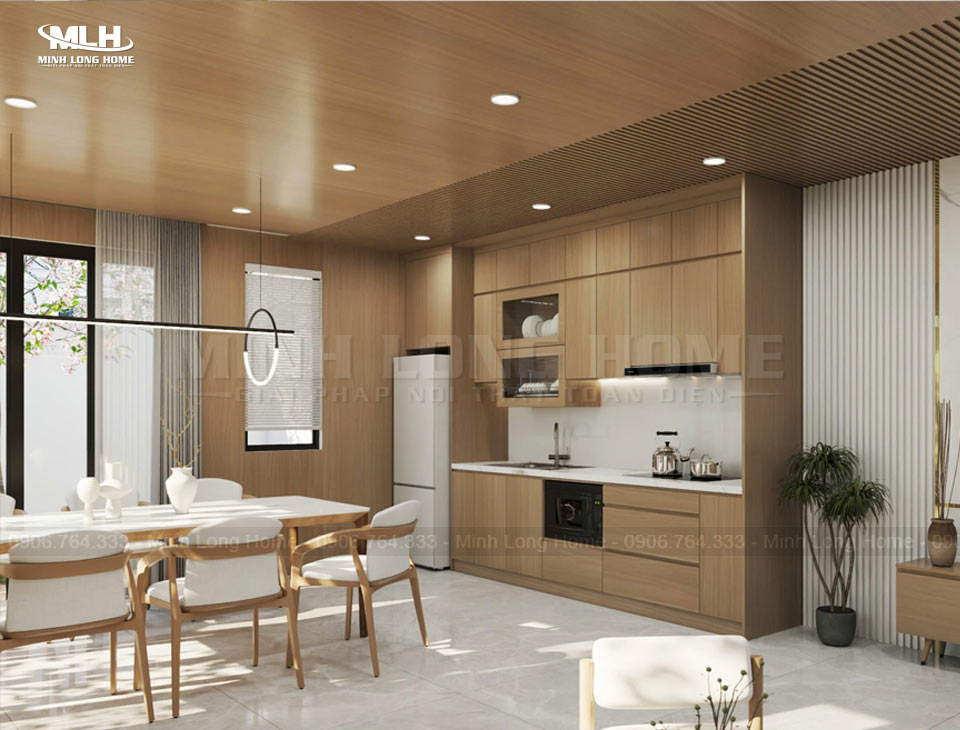 Xu hướng tủ bếp chữ i