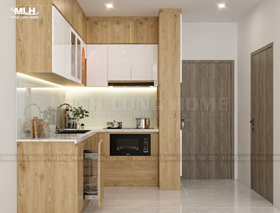Cấu tạo tủ bếp Plywood