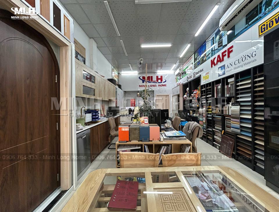 Tủ Bếp Minh Long chuyên thiết kế và thi công tủ bếp Plywood