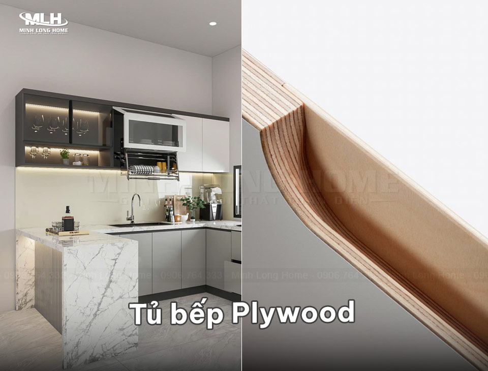 Giá tủ bếp Plywood