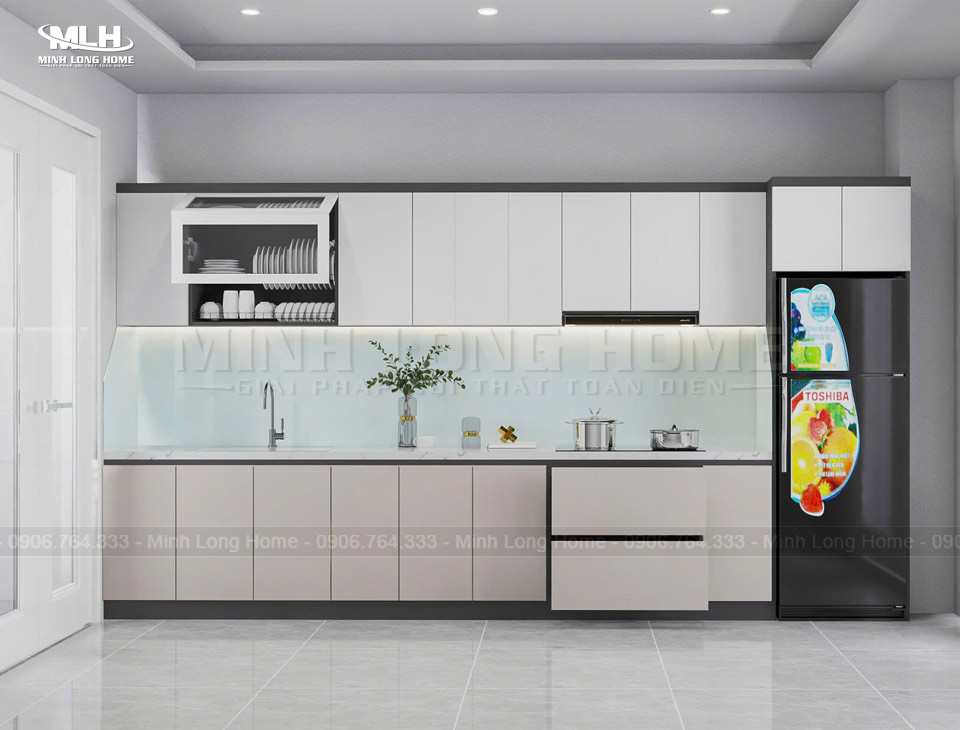 Tủ bếp nhựa Melamine
